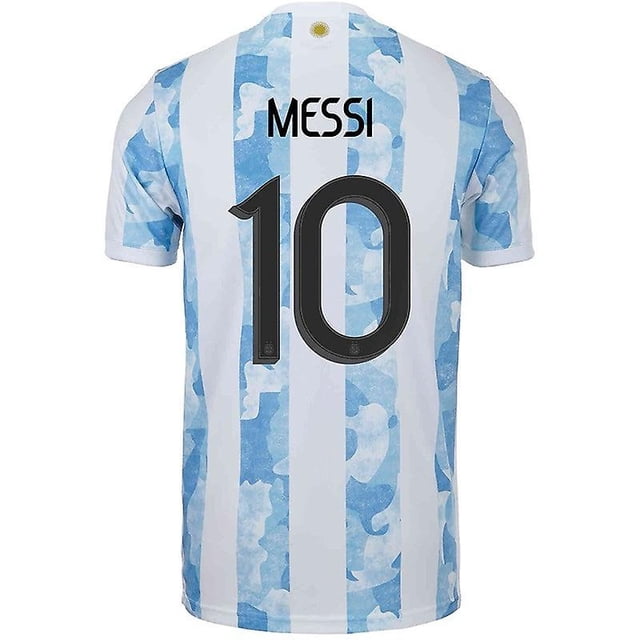 20-21 Camiseta Argentina Local No. 10 Messi Para Copa America-L- BmatwkZeng Bmatwe Jersey