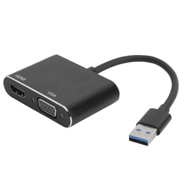 Adaptador HDMI, adaptador USB 3.0 a VGA/HDMI Adaptador HDMI US VG Convertidor HDMI Materiales ecológicos