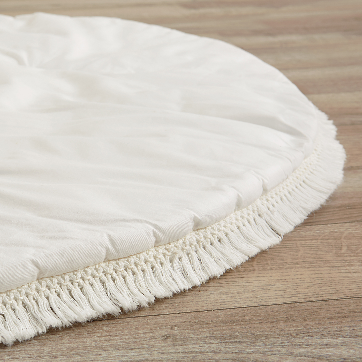 Sweet Jojo Designs Tufted Sun Ivory and Taupe Baby Play Mat