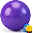 thumbnail image 4 of Pelota de yoga antiexplosión de PVC engrosada, directa del fabricante, 65 cm, 75 cm, pelota de fitness, superficie lisa, masaje Pula transfronterizo, 4 of 4