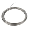 thumbnail image 1 of Uxcell cable de alambre de acero inoxidable sin recubrimiento de 1 mm de diámetro y 25 m de longitud para polea de elevación, 1 of 5