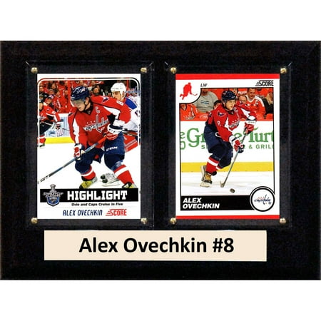C&I Collectables NHL 6x8 Alex Ovechkin Washington Capitals 2-Card