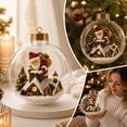 thumbnail image 6 of PoyoKee Christmas Decorations, Clear Acrylic Fillable Tree Balls, Hanging Christmas Ball Ornaments for Xmas Tree Home Holiday Wedding Party Decor, 6 of 8