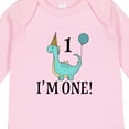 thumbnail image 4 of Inktastic First Birthday Dinosaur Party 1 Year Old Boys or Girls Long Sleeve Baby Bodysuit, 4 of 5