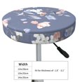 thumbnail image 4 of Bingfone12 inch Padded Round Bar Stool Cover Cushion with Elastic Fabric Round Chair Seat - Watercolor Flowers Butterfly, 4 of 7