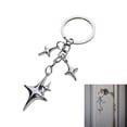 thumbnail image 2 of Pack of 2 Fashionable Star Moon Key Holders Rustproof Sturdy Design Compact Daily Use, 2 of 8