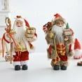 thumbnail image 6 of 11.8Inch Santa Claus Decorations, Standing Christmas Santa Claus Figurine Figure Decor Christmas Sock and Gifts Bag Christmas Decoration Indoor, Christmas Birthday Gifts, 6 of 8
