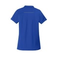 thumbnail image 6 of Port Authority Adult Female Women Plain Short Sleeves Polo True Royal 2X-Large, 6 of 6