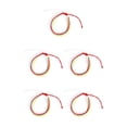 thumbnail image 1 of Qarigey de cuerda Joyería estética Pulseras boho para niñas adolescentes Naranja + Blanco Naranja+Blanco 5Conjunto, 1 of 6