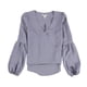 thumbnail image 1 of bar III Blusa de punto con mangas tipo blusón para mujer, Púrpura, XX-Pequeño, 1 of 2