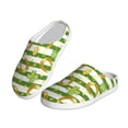 thumbnail image 2 of Balery Watercolor St Patrick Day Pattern Women's Fuzzy Memory Foam Slippers Fluffy Winter House Shoes Indoor and Outdoor-42/43, 2 of 7