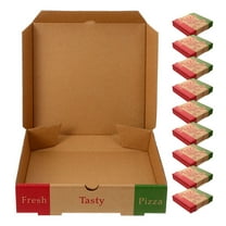 Hemoton 20pcs Paper Pizza Boxes Cardboard Pizza Boxes Disposable Pizza Boxes Takeaway Kraft Corrugated Pizza Boxes Pizza Takeout Boxes Food Boxes Cake Packing Boxes