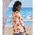thumbnail image 3 of Atlas for Women Womens Floral Crepe Blouse, 3 of 4