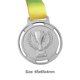 thumbnail image 4 of Medalla La Antorcha Recuerdo Premio Competición Deportiva Aleación Zinc Con Correa (Plata), 4 of 9