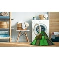 thumbnail image 2 of Ahgly Company Machine Washable Indoor Rectangle Transitional Dark Forest Green Area Rugs, 4' x 6', 2 of 7
