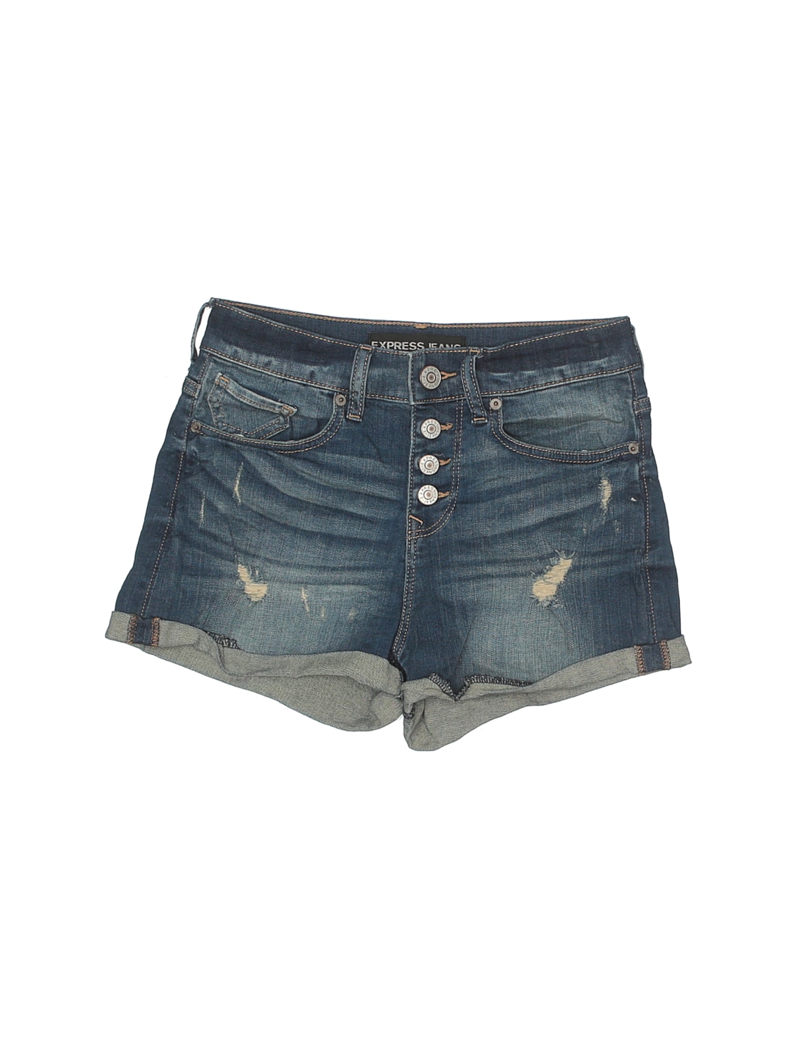 express denim shorts