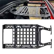 Cargo Roof Rack Overhead Molle Panel Compatible with Jeep Wrangler JL JLU 2018-2024 & Gladiator JT 2020-2024 Doors/No Drilling（Not Applicable with Electric Soft-top Models）
