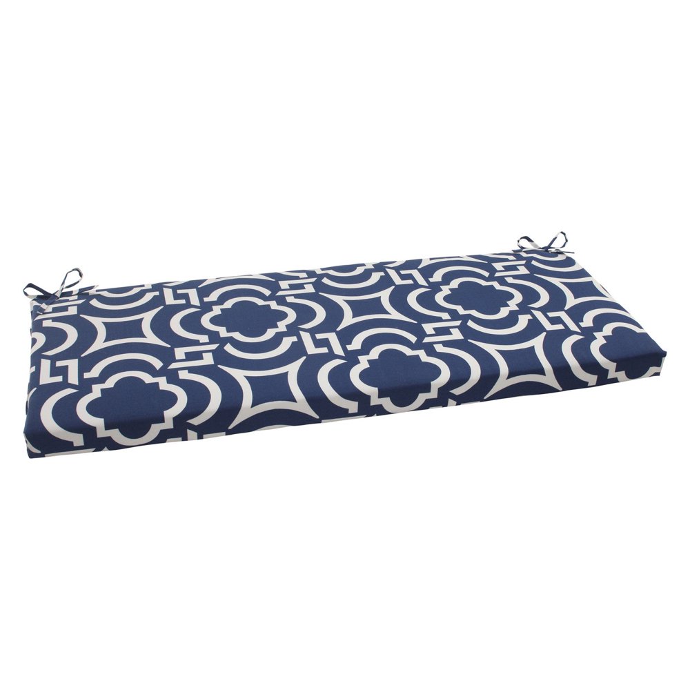 Pillow Perfect Outdoor/ Indoor Carmody Navy Bench Cushion