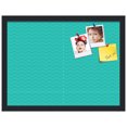 thumbnail image 2 of PinPix ArtToFrames 18x13 Custom Cork Bulletin Board    Poster Board Has a Fabric Style Canvas Finish, Framed in Satin Black (PinPix-650), 2 of 5