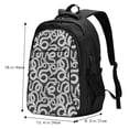 thumbnail image 5 of Balery Snake Print USB Charging Backpack for Men and Women - Water-Resistant, Anti-Theft Laptop Backpack with USB Port for Travel, Work, School, and College, 5 of 7