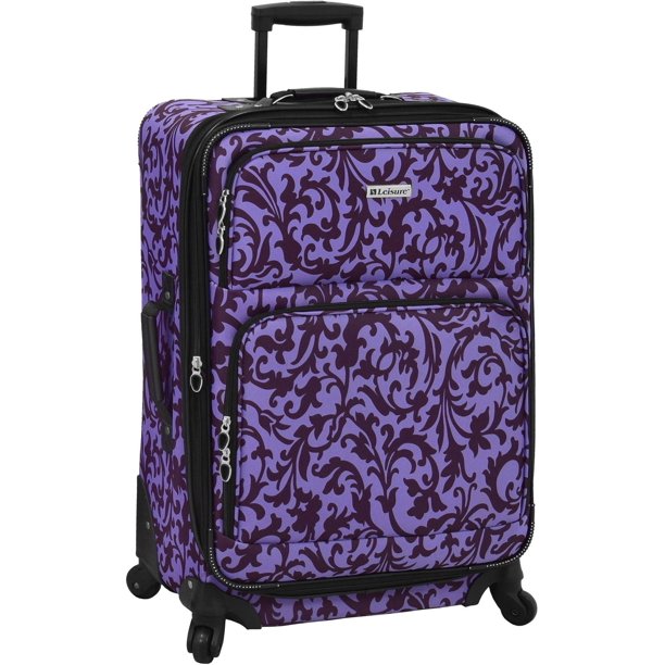 paisley print luggage