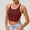 Red, variant on Qulqfy Sleeveless Tops for Women Trendy Cropped Black Athletic Crew Neck Solid Color Tank Tops Vest Tops for Women L