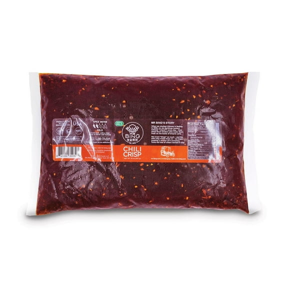 Mr. Bing Mild Chili Crisp Hot Sauce, 32 oz