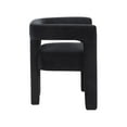 thumbnail image 4 of Meridian Furniture Athena Black Velvet Dining Chair, 4 of 6