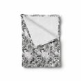 thumbnail image 2 of Floral Soft Flannel Fleece Throw Blanket, Botanical Theme Hand Drawn Like Illustration Blossoms Sketch Natural Art, Cozy Plush for Indoor and Outdoor Use, 50" x 70", Charcoal Grey White, by Ambesonne, 2 of 6