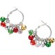 thumbnail image 1 of Colorful Bell Earrings Cute Alloy Decoration Pendant Earrings Hoop Drop Christmas Earring For Women Girl, 1 of 5