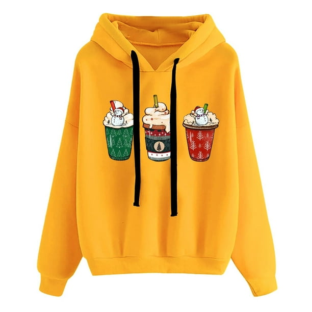 Ichuanyi liquidación de moda femenina casual impreso en manga larga blusa estampada estampada sudadera con capucha ICHUANYI WER2023082209286
