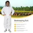 thumbnail image 6 of Professional Bee Suit for Men Women, Beekeeping Suit Beekeeper Suit with Glove &Ventilated Hood Fully Body Sturdy Beekeeper Suite Suitable for Professional Beekeepers and Beginners, 6 of 8