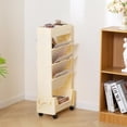 thumbnail image 3 of Carro Utilitario AGTEK de 5 Niveles con Ruedas, Beige, 3 of 8