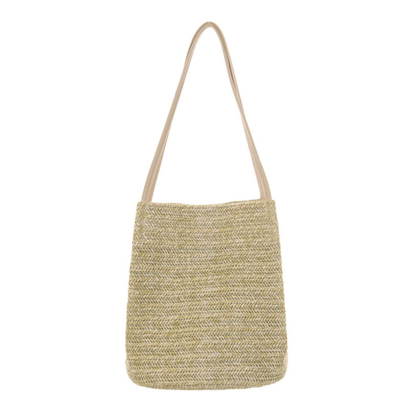 Details about   Women Straw Shoulder Bag Rattan Handmade Beach Summer Vintage Bohemian Large New 