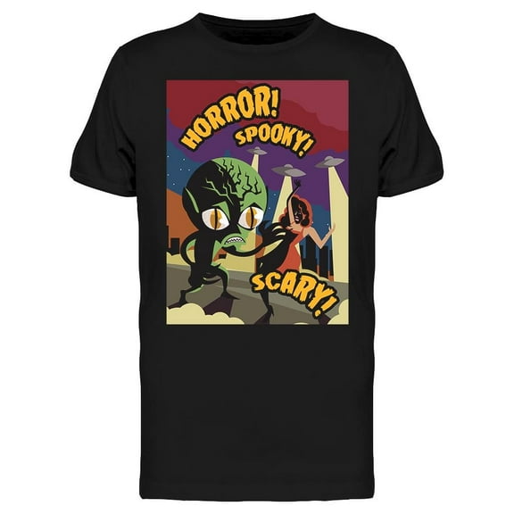 Alien Space Invader T-Shirt Men -Image by Shutterstock, Male XX-Large