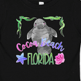 thumbnail image 4 of Inktastic Cocoa Beach Florida Cute Swimming Manatee Boys or Girls Baby T-Shirt, 4 of 5