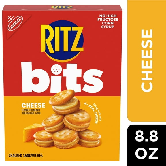 Pack of 2 Ritz Bits Cheese Sandwich Crackers, 8.8 oz (packaging may vary)