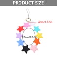 thumbnail image 3 of Silicone Star Pendants Beautiful Silicone Star Ornament Decoration for Students and Adults, 3 of 8