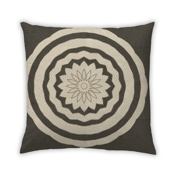 Ahgly Company Outdoor Square Contemporary Throw Pillow, 18 inch by 18 inch