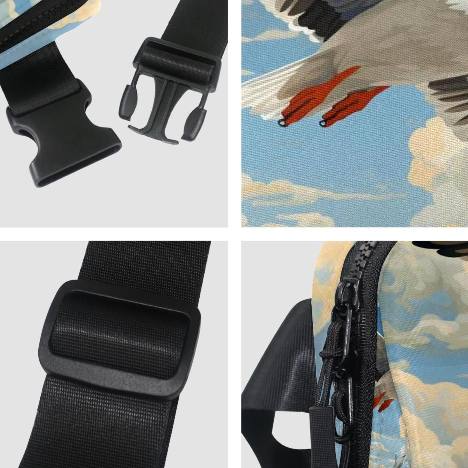 Seagull Lightweight Adjustable Running Belt Bag Fanny Pack Waist Pack with Extension Strap Unisex