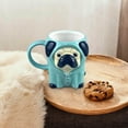 thumbnail image 4 of ChicYu Dachshund Ceramic Mug Funny Dog-Shaped Coffee Cup Cute Drinkware Tea Cup for Home Office Kitchen Coffee Lovers Gift, 4 of 5