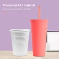 thumbnail image 3 of vnanda Easy to Fill Tumbler 720ml Matte Tumbler with Wide Mouth Easy to Heat Resistant Double Wall Vacuum Coffee Tumbler with Lid Straw Leakproof for Travel, 3 of 7