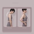 thumbnail image 5 of Yoga Alignment Stick Back Straightener - Gray Color Foldable Design For Easy Storage, Lightweight For Yoga Practice, Pilates, Posture Correction, Home Gym, Office Use, 5 of 5