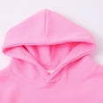 thumbnail image 5 of Mercatoo Youth Boys Cotton Hoodies Plain Oversized Soft Pullover Sweatshirts Kids Fall School Hooded Sport Clothes with Pockets, 5 of 8