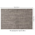 thumbnail image 3 of YOHAVEN Placemats Set of 4 Washable Heat Resistant Non Slip Vinyl Woven Table Mats for Dining Kitchen Parties Holiday Gatherings Indoor Outdoor Home Decor, 3 of 6