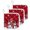 Red, variant on Red Christmas Pot Holders for Kitchen Heat Insulation Potholder, Winter Snowman Xmas Tree Snowflake Kitchen Pot Holders Sets Washable Oven Hot Pads Cloth Trivet for Cooking Baking 5 Pack