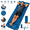 Blue, variant on Camping Sleeping Pad, Ultralight Inflatable Camping Mat with Pillow, Built-in Foot Pump Sleeping Mat, Wide Compact Camping Pad for Travel Tent Hiking Backpacking Trip Car Camp Gear(Green)