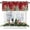 Christmas Cats, variant on Christmas Poinsettia Valance Curtain Spruce Branch Green Leaf Red Flower Mistletoe Berry Tier Curtain Blackout Rod Pocket Window Valances for Kitchen/Bedroom/Living Room/Bathroom,1 Panel,54 x 18 Inch