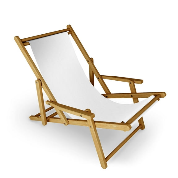 Society6 Blush Banana Leaves Dream 11 by Anita's & Bella's Artwork Sling Chair