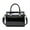 Black, variant on Shiny Patent Faux Leather Handbags Barrel Top Handle Purse Satchel Bag Shoulder Bag for Women